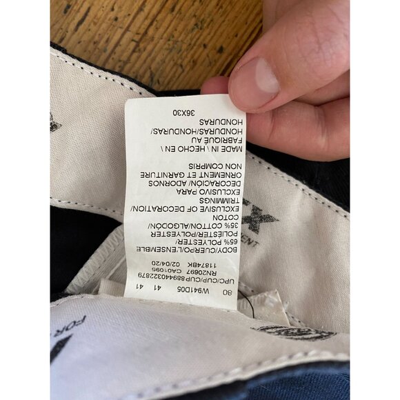 Dickies 874 Flex Original Fit Mens Black Pants Size 36x30 Cotton-Blend Workwear - Picture 5 of 8